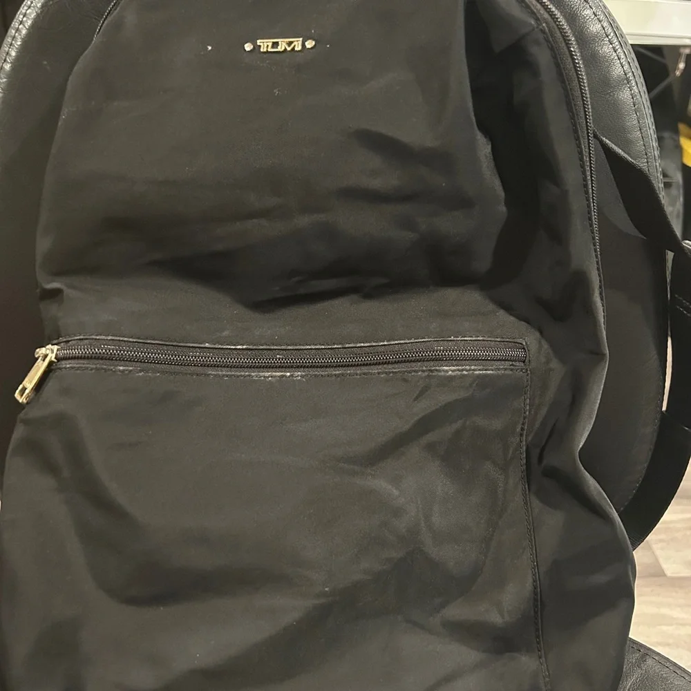 Tumi “Just in Case” Black Backpack - Sleek Everyday Carry Unisex